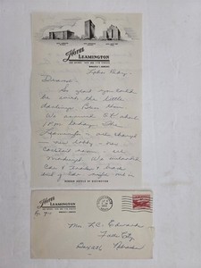 1956 vintage HOTEL LEAMINGTON minneapolis mn LETTERHEAD & ENV travel modernizati