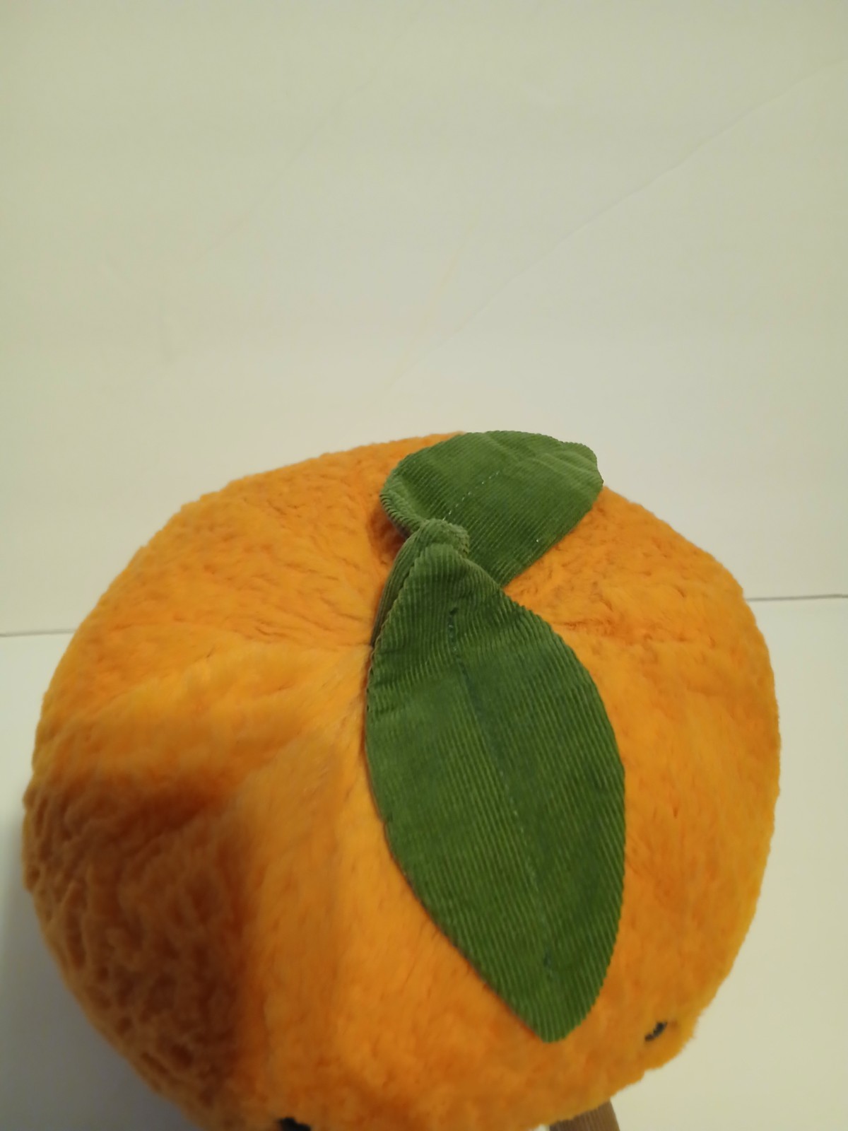 Jellycat Clementine Orange Plush Amuseables Shelf Sitter Green Leaf 