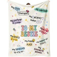 Best Friend Birthday Gifts for Women, Best Friends Blanket, Bestie Gift for W...
