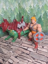 Masters Of The Universe Vintage Motu Heman And Battle Cat Complete Tawain