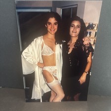 Lingerie Party Photo  2 Hot Brunettes Posing For Artist Risqué Erotica #27