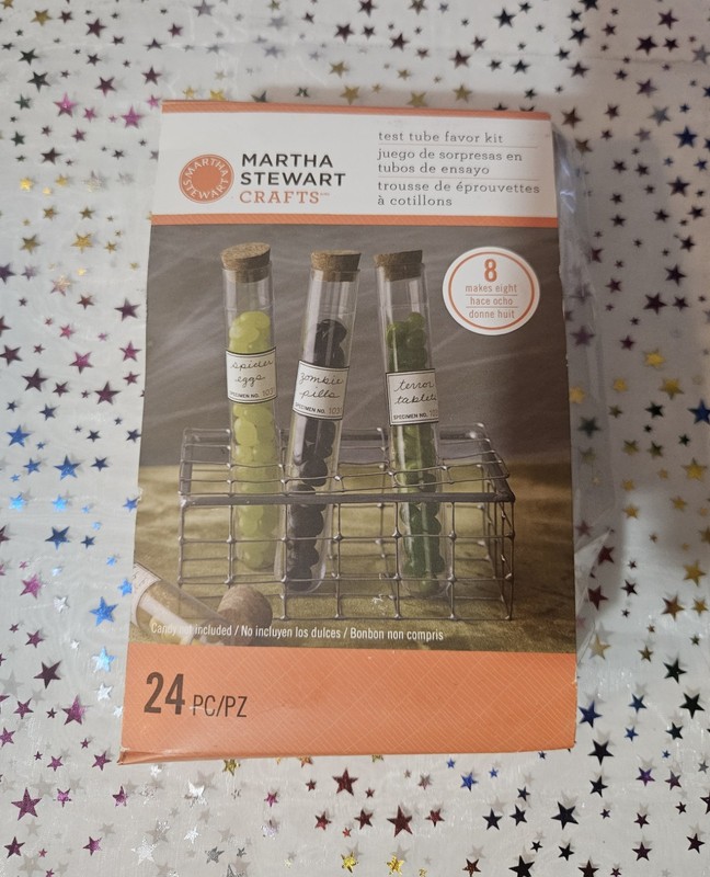 Martha Stewart Crafts Test Tube Favor Kit Brand New Never Opened Makes 8