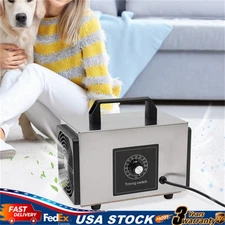 Silver 120W Ozone Generator, Ozone Odor Eliminator, Odor Removal Air Purifier US