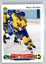 1992-93 Upper Deck #236 Mikael Nylander Sweden