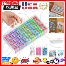 64 Jars Storage Containers for Diamond Art Kits for Adults, Portable Storage ...