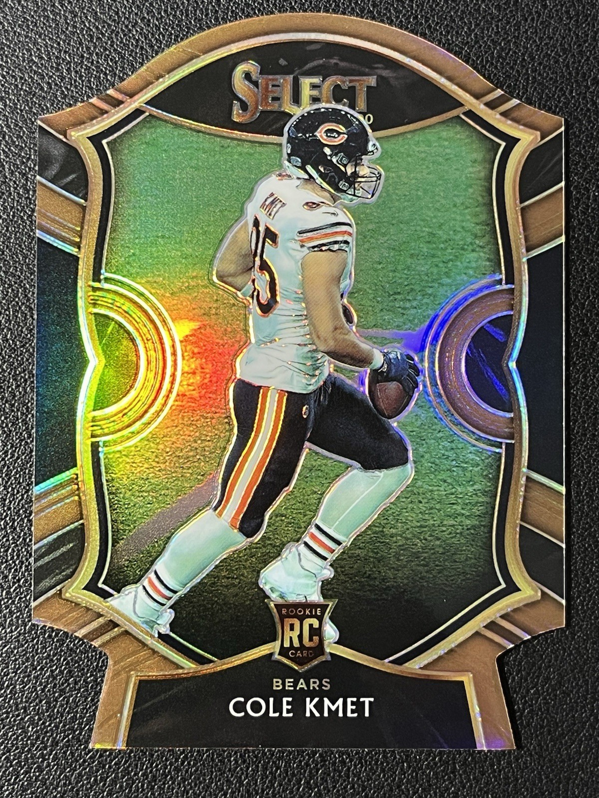 Cole Kmet /355 RC 2020 Panini Select Copper Prizm Die Cut #74 Chicago Bears