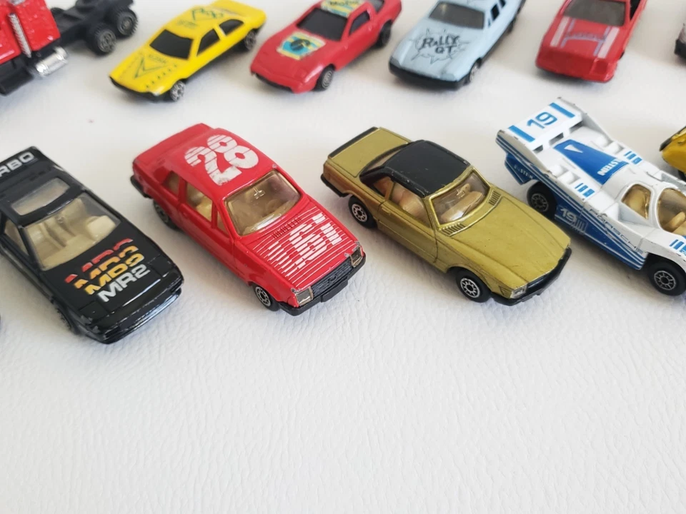 MC Toy Zylmex Mini Auto Vintage Metallo Plastica Macau Cina - Lotto Di 15 - BE - Immagine 3 di 4