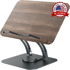 Atril para lectura, ajustable, con base giratoria de 360&deg; y clips el&aacute;sticos NEW