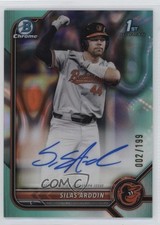 2022 Bowman Draft Chrome Pick Aqua Lava Refractor 2/199 Silas Ardoin Auto 0i40