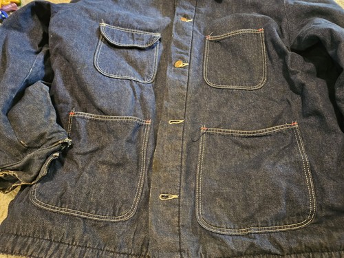 Wrangler Casey Jones Sanforized Denim Jacket VINTAGE 70s Made In USA Sz XL Used - Picture 2 of 17
