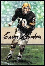 Ernie Stautner Signed 1994 Goal Line Art GLAC Football Postcard Auto *GL122
