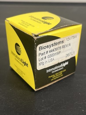 REPLACEMENT BULB FOR APPLIED BIOSYSTEMS / ABI 4443978 75W 12V 12V/75W LAMP