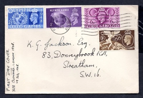 GB - 1948 Olympics First Day Cover