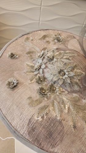 Ascot, Races, Wedding Silver grey Hat - Picture 5 of 9