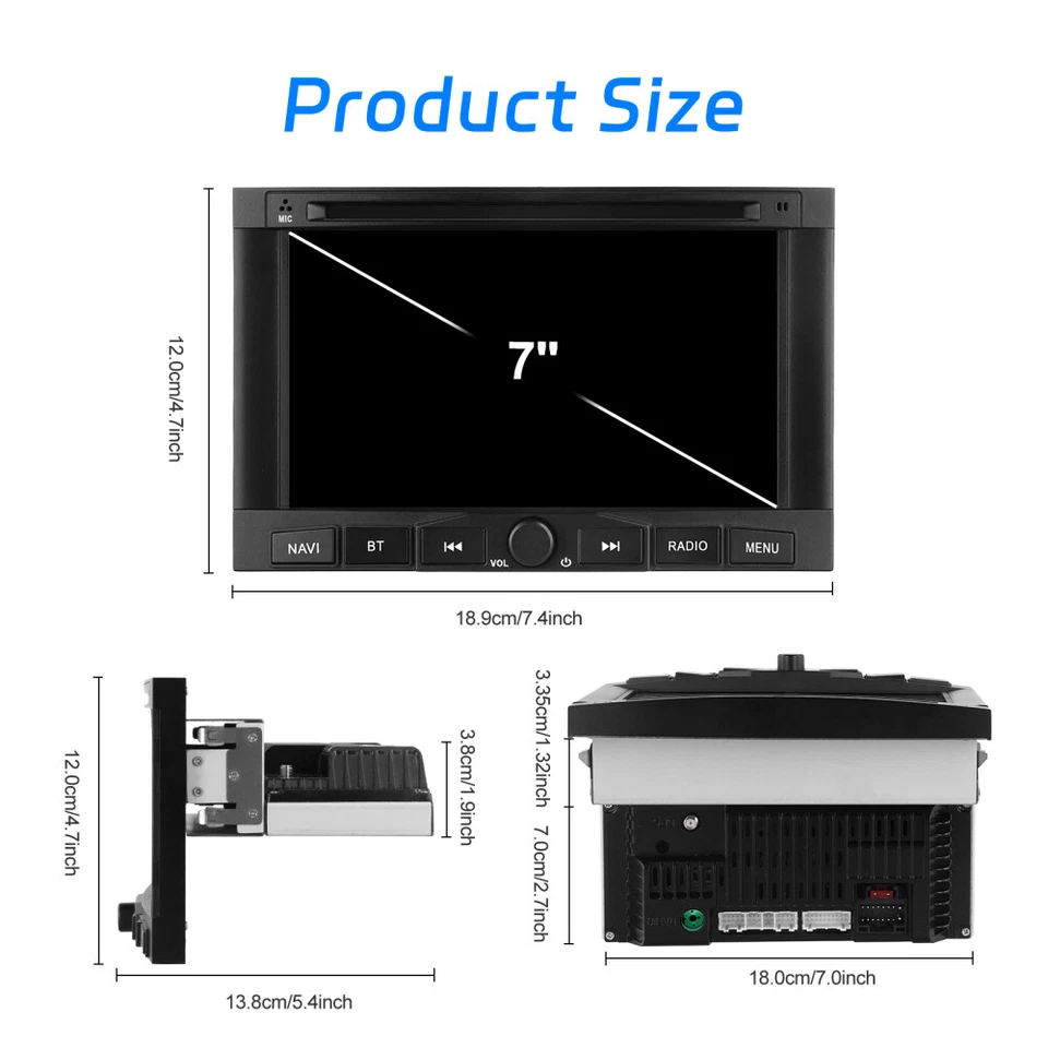2+64G Android 15 Für Citroen Berlingo 2010-2016 Autoradio Carplay GPS Navi +Kam - Bild 2 von 4