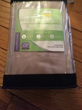 SHEEX ECOSHEET 100% VISCOSE BAMBOO SHEETS Standard Pillowcase, Set of 2 Taupe