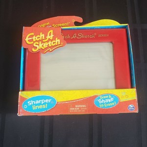 Details About Etch A Sketch Original Magic Screen Spin Master Drawing Toy Nib