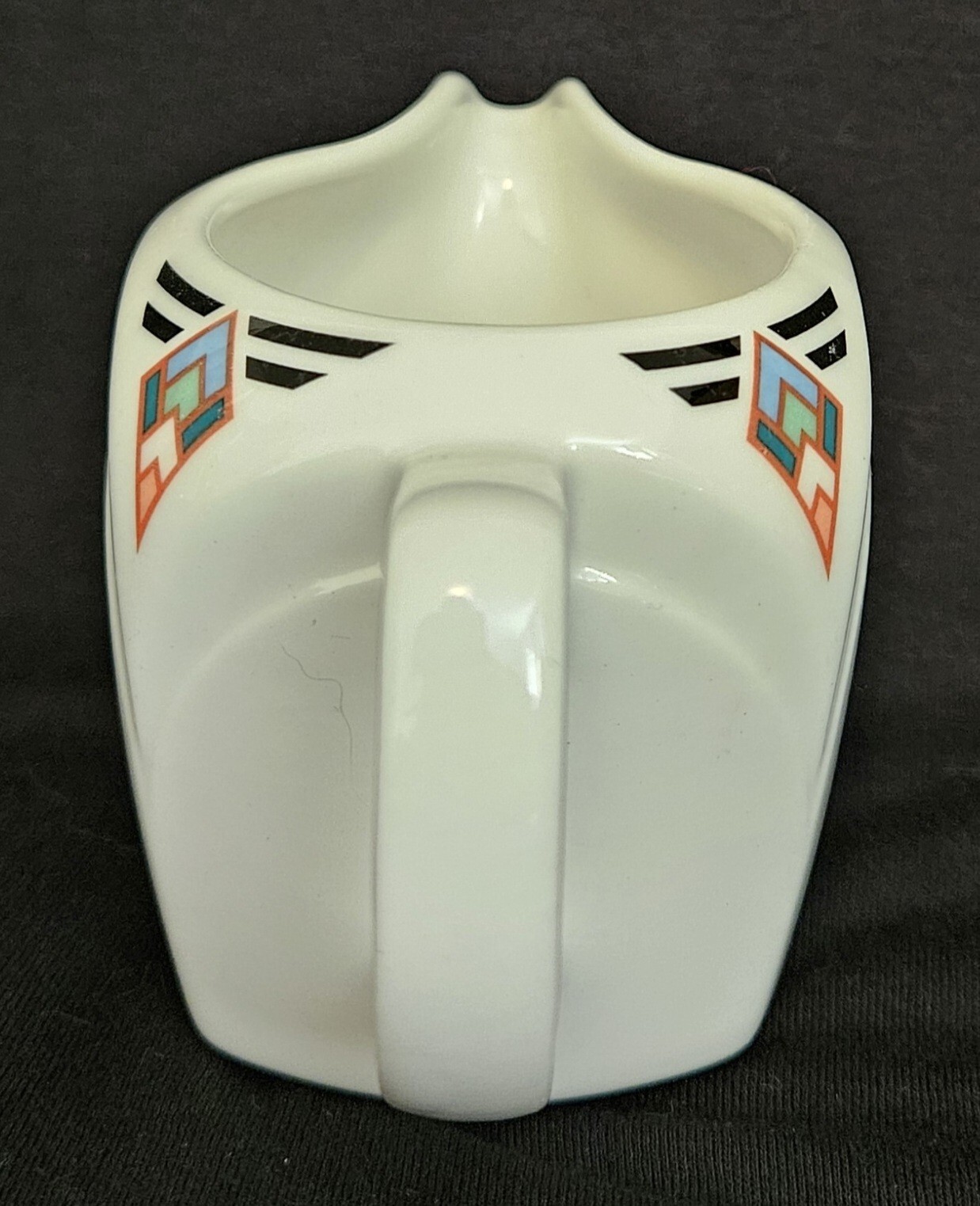 Art Deco Creamer Set of 2 Albalite Steelite International Made in England