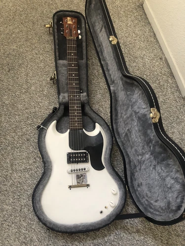 Vintage Mystery Gibson Style SG Junior Jr Electric Guitar W/Case
