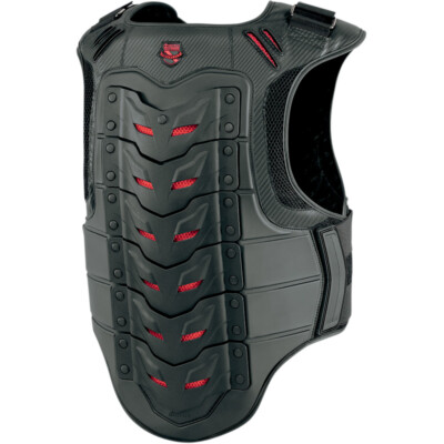 ICON Field Armor Stryker Motorcycle Vest (Black) 2XL-3XL | eBay