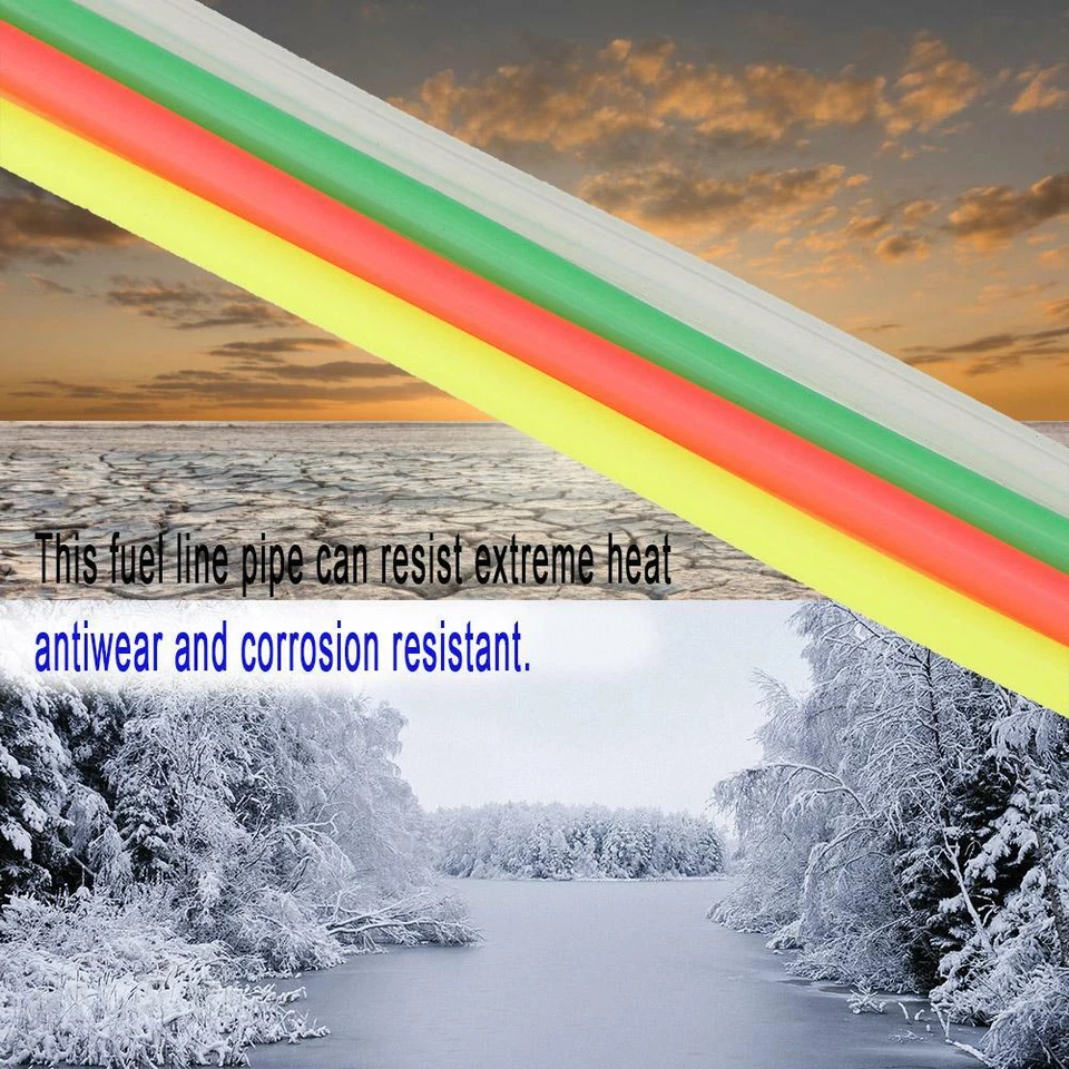 4PCS 1M 3*5mm Kraftstoffschlauch Benzinschlauch for RC 1:10 Benzin Auto - Bild 2 von 4