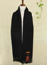Fashion Vintage Mans Solid Long Cashmere Wool Blend Soft Warm Shawl Scarf 987
