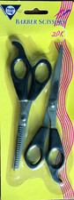 2PC Scissors Hair Cutting Barber Thinning Texturizing Shears Stainless Steel 6"