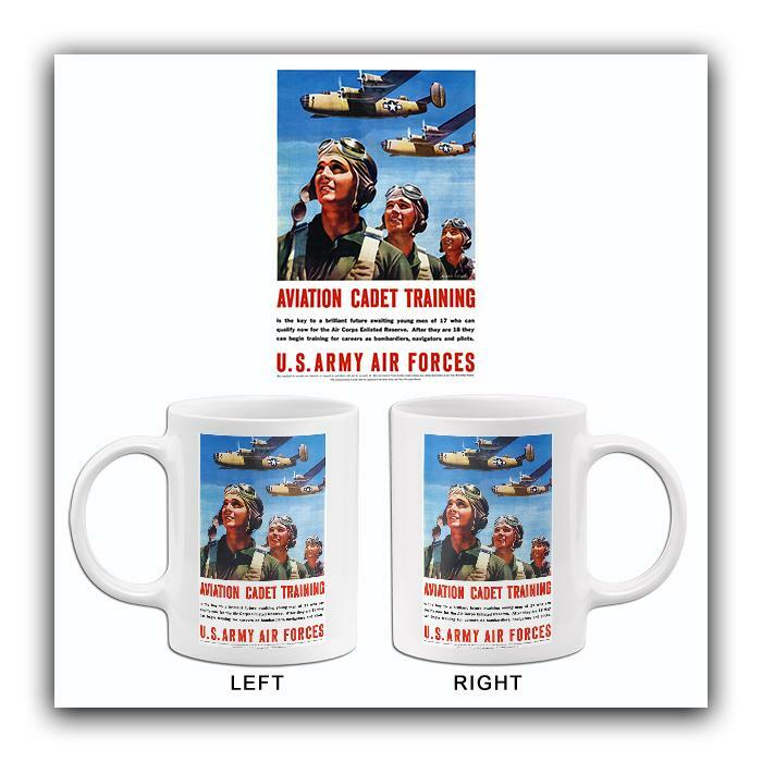 Aviation Cadet Training - 1943 - US Army Air Forces - Military Recruitment  Mug | eBay