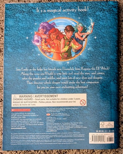 LEGO Elves Comic Activities Action Story Dragon Adventure Scholastic PB Book Lot - Picture 3 of 6