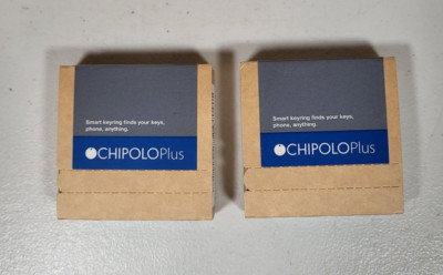 Lot of 2 Chipolo Plus Smart Keyring Bluetooth Trackers