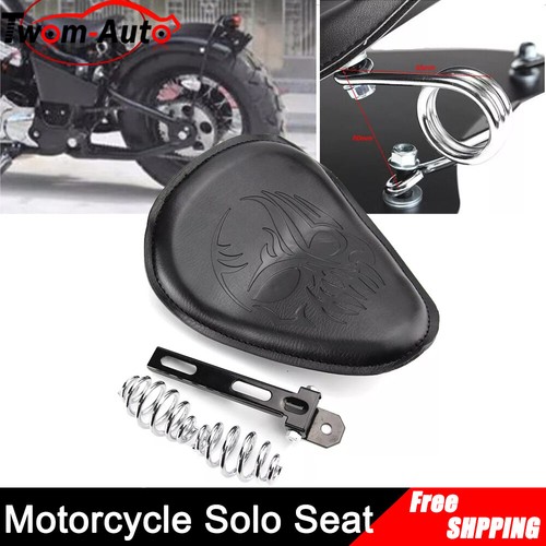 Motorcycle Solo Seat Cushion Baseplate Spring Seat Pad Saddle Bracket