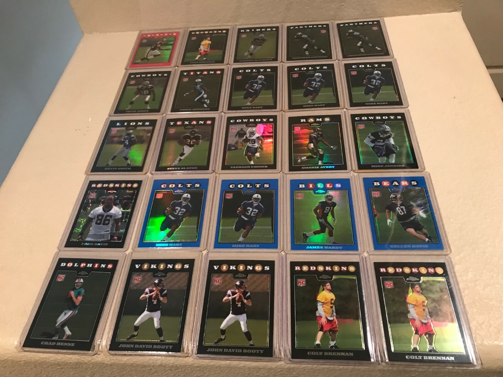 2008 TOPPS CHROME FOOTBALL (CHOOSE YOUR CARD)