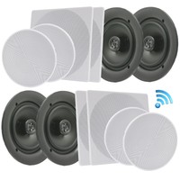 (4) Speakers Pyle 8’’ Bluetooth Ceiling/wall Home Speaker Kit, Flush Mount 2-way on sale (4) Speakers Pyle 8’’ Bluetooth Ceiling/wall Home Speaker Kit, Flush Mount 2-way on sale