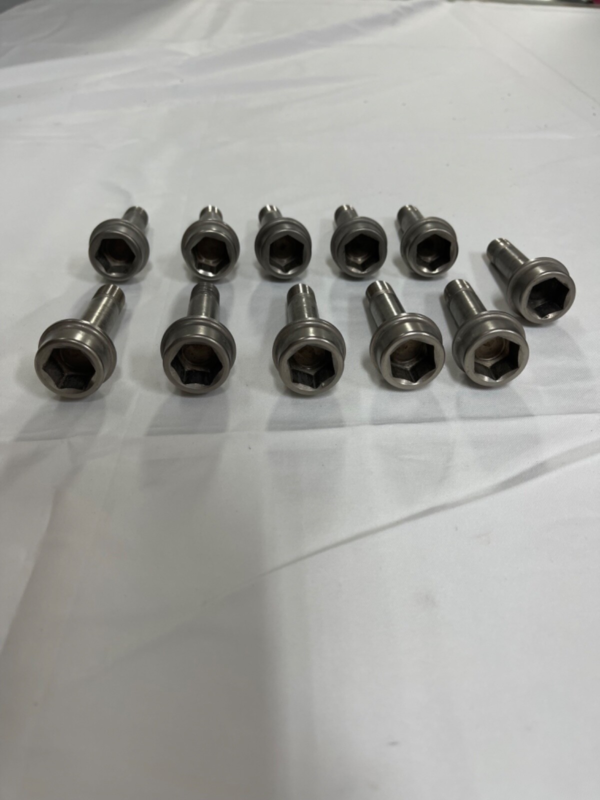 OEM FERRARI 360, F430, 458, 488, 599 TITANIUM LUG BOLT, P/N 206274