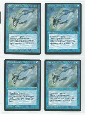 Spielset Mystic Remora MtG Magic ICE AGE 1995
