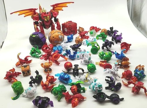 Bakugan Lot 59 Figurines Geogan Rising Dragonoid Grand Dragon Lot Mixte - Photo 11/11