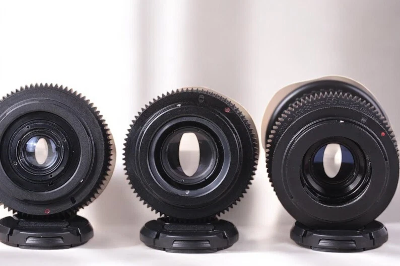 Soviet Lens Set – Helios 44 58mm Mir-1B 37mm Jupiter-37A 135mm – Canon EF Mount - Image 4 of 4