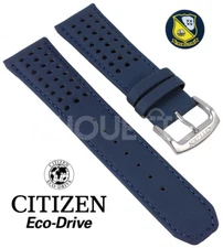 Citizen AT8020-03L, H800-S081165 23mm OEM Blue Angels Leather Watch Strap Band 