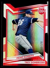 Trey Dombroski 2022 Elite Extra Edition Prime Numbers B Die Cut #133 SN Astros