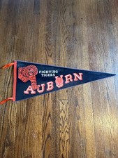 Auburn university flag - vintage triangular flag with plastic cover. Old school!