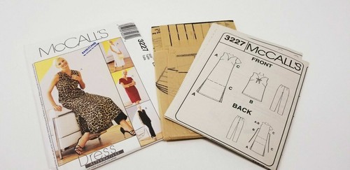 McCalls 3227 Misses Petite Dress Top Pants PLUS Size 14-20 Sewing Pattern - Picture 2 of 3