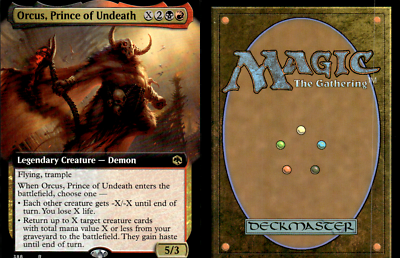 orcus mtg card Magic The Gathering - Adventures in the Forgotten Realms You lose X life MTG Custom Proxy - Wand