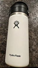 16 oz Hydro Flask with Flex Sip Lid - White