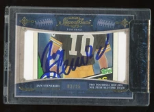 2011 Tri Star Jan Stenerud Signa Cut Auto 75th all Time Team #d 3/25 Jersey #