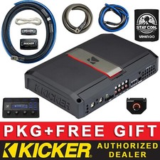 KICKER LX1300.7 CAR AUDIO CLASS D 7CH/7-CHANNEL AMPLIFIER 0AWG AMP KIT