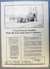Original 1930 John Deere Tractor Ad Features H C Carpenter of Hugoton Kansas