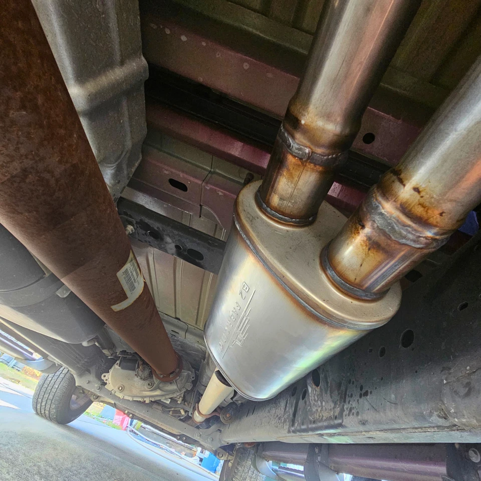 B2 Fab 18" Hemi Dual Exhaust retrofit muffler *Fits 09-2018 Dodge Ram 1500* - Image 2 of 4