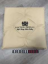 Junction Produce Beigeblack Leather Seat Cushion Genuine Authorize Dealer