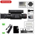 Nv076 Wifi Hunting Digital Night Vision Riflescope with Laser Rangefinder 940Nm