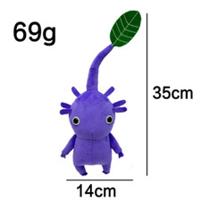 Pikmin Purple Leaf 34CM Plush Doll Figure Toy